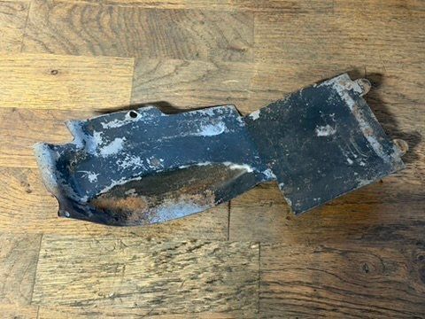 Mofa-Ersatzteile: Motorschutz Piaggio Abdeckung – Gebraucht aus Bolken von si.x.las 1