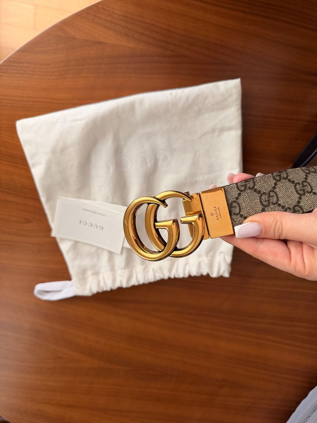Gucci Gürtel: Ceinture Gucci réversible noir et beige – Neu (gemäss Beschreibung) aus Le Lignon von Ana2831 2