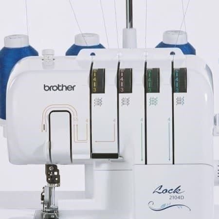 Macchine da cucire: Brother Overlock 2104D Nähmaschine – Nuovo e nell'imballaggio originale da Bottighofen venduto da zaap 1