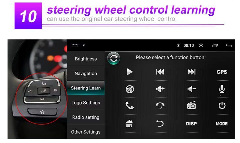 Radio: Radio 8core,1din , Dab+ , Bluetooth , navigator, 2Ghz 4+64gb – Nuovo e nell'imballaggio originale da Gudo venduto da dispo3 2