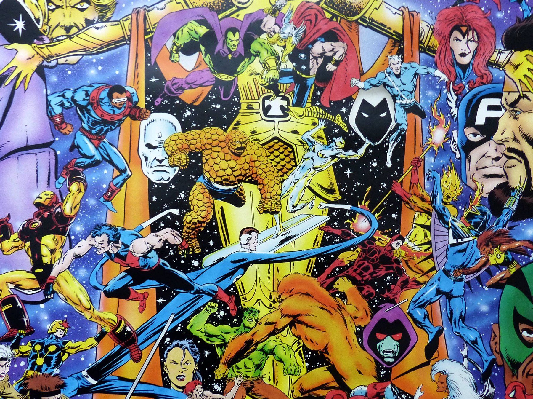 Foto & Immagini: MARVEL INFINITY CRUSADE POSTER THANOS BY STARLIN 1993 – Nuovo (secondo la descrizione) da Lugano venduto da YouWantUS 4