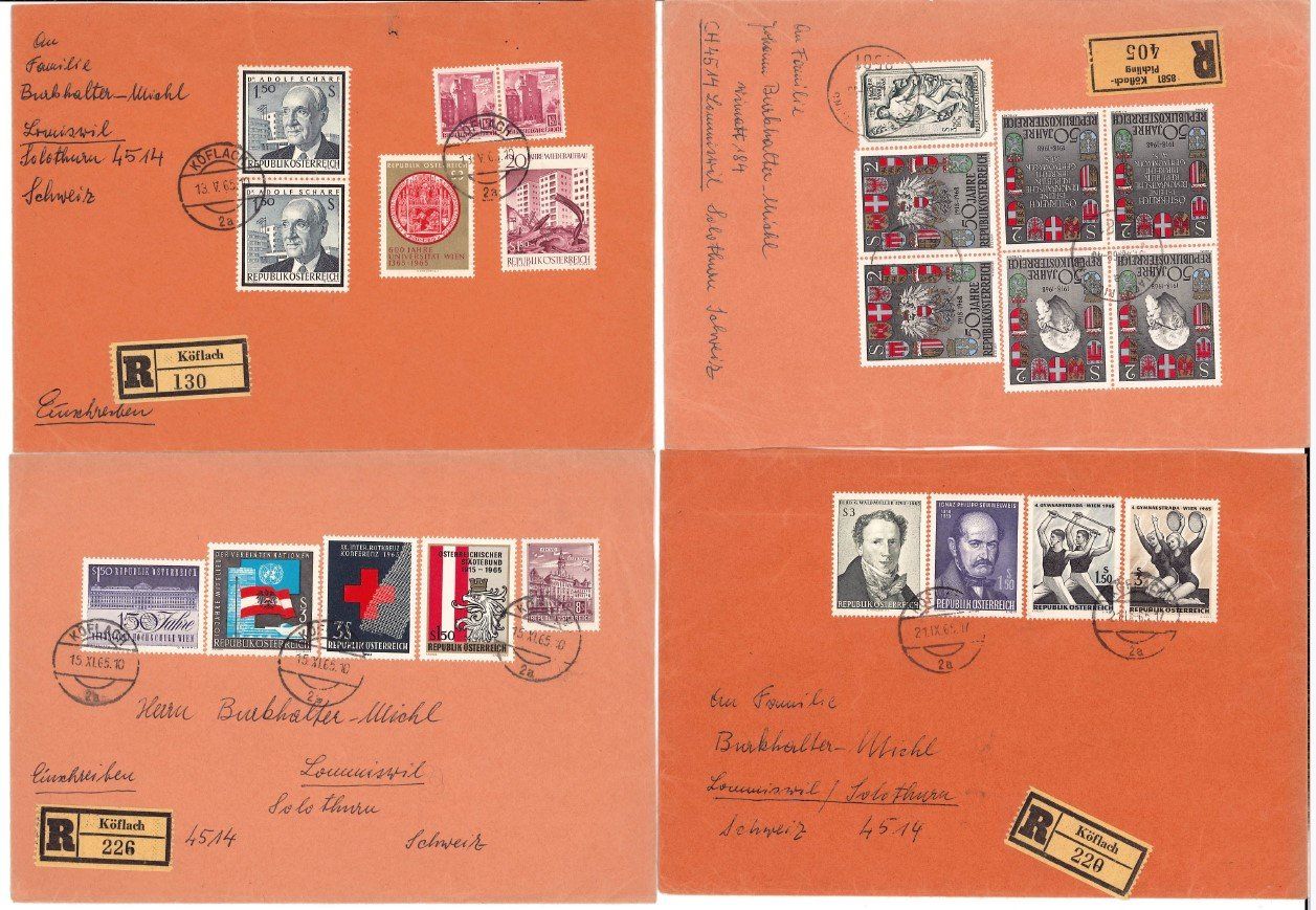 Tous les timbres: 21 R-Briefe Bedarfspost – D'occasion à Bellach par qsearch 2