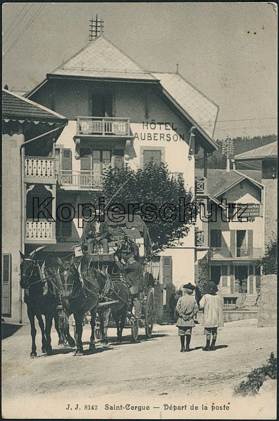 Cartoline postali: VD St. Cergue - Postkutsche – Usato da Schindellegi venduto da leecollect