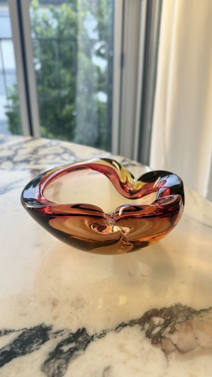Murano Portacenere: Flavio Poli Murano Ashtray – Usato da Zürich venduto da nojuma 2