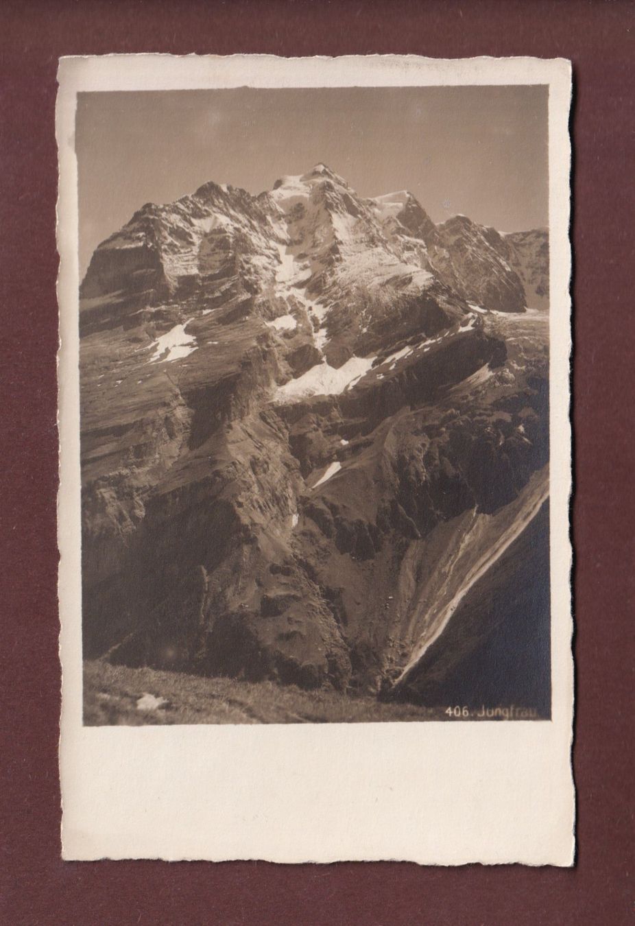 Cartoline postali: JUNGFRAU – Usato da Pully venduto da nicecards-shop