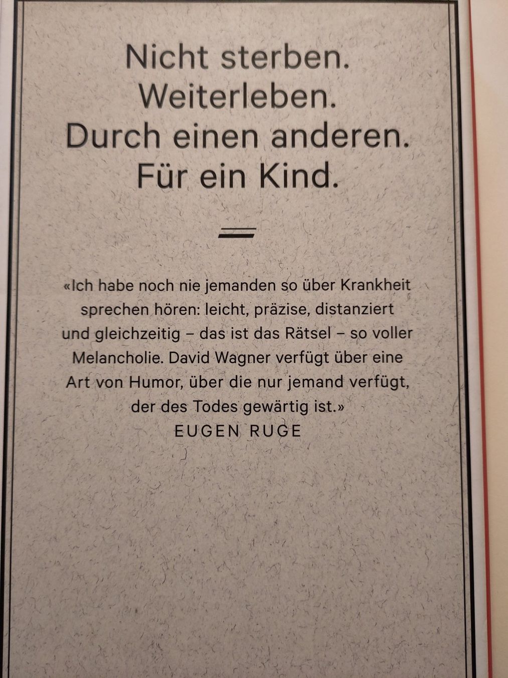 Bücher: Leben - David Wagner – Gebraucht aus Bülach von Tiefschlaflos 2