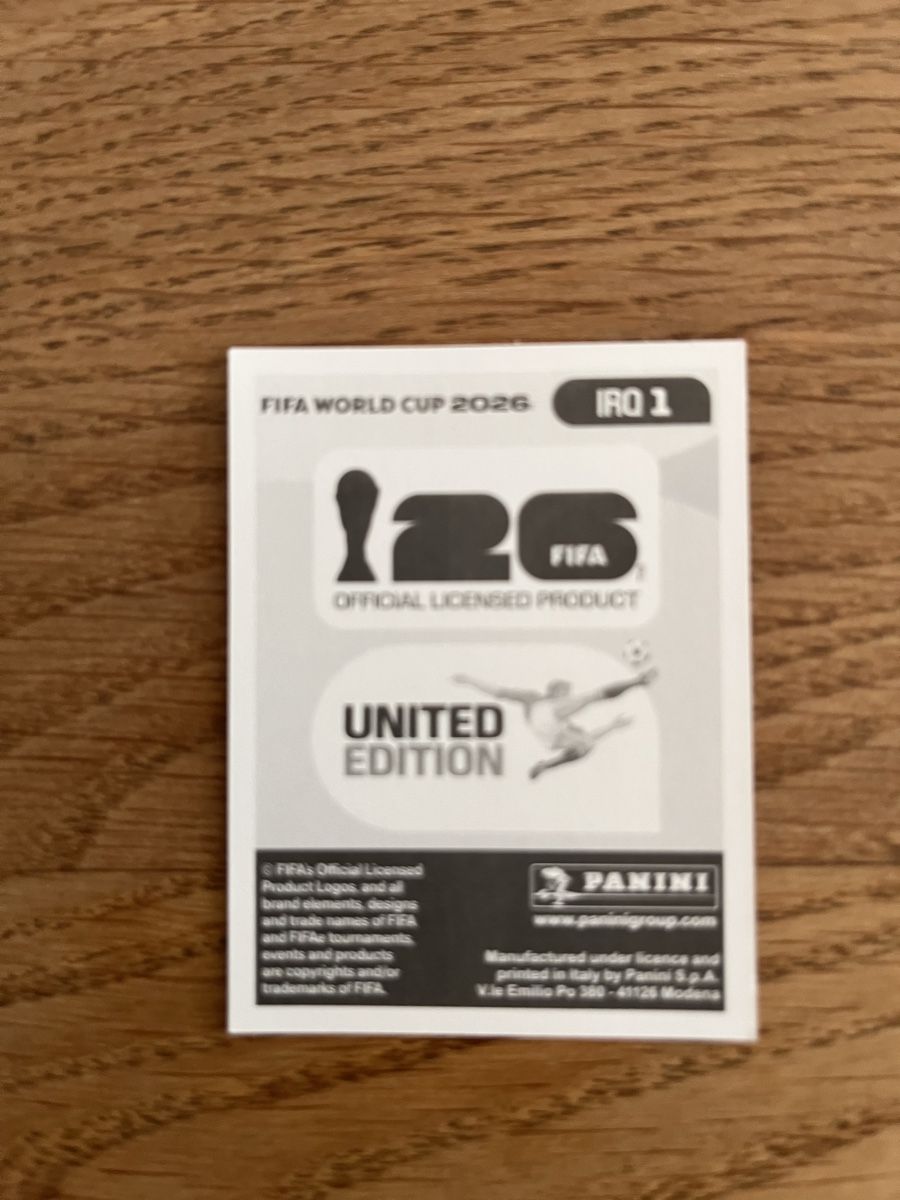 Panini Sammelbilder & Trading cards: FIFA WM 2026 Sticker Irak neu Panini – Neu (gemäss Beschreibung) aus Urdorf von Tmata 1
