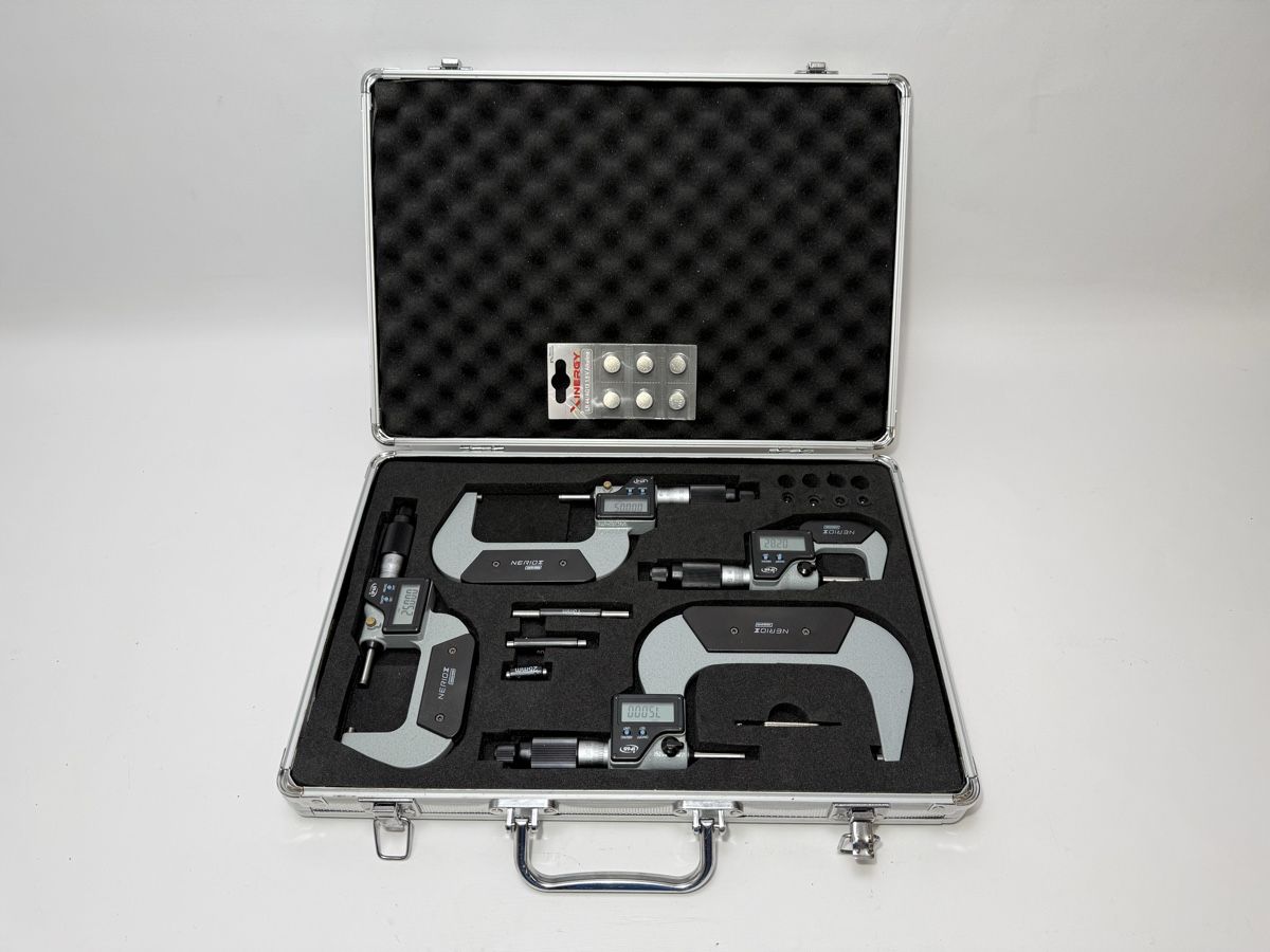 Misurare: Bügelmessschrauben Set Neriox 0-100mm digital Mikrometer – Usato da Boswil venduto da ABLagerBoswil 4