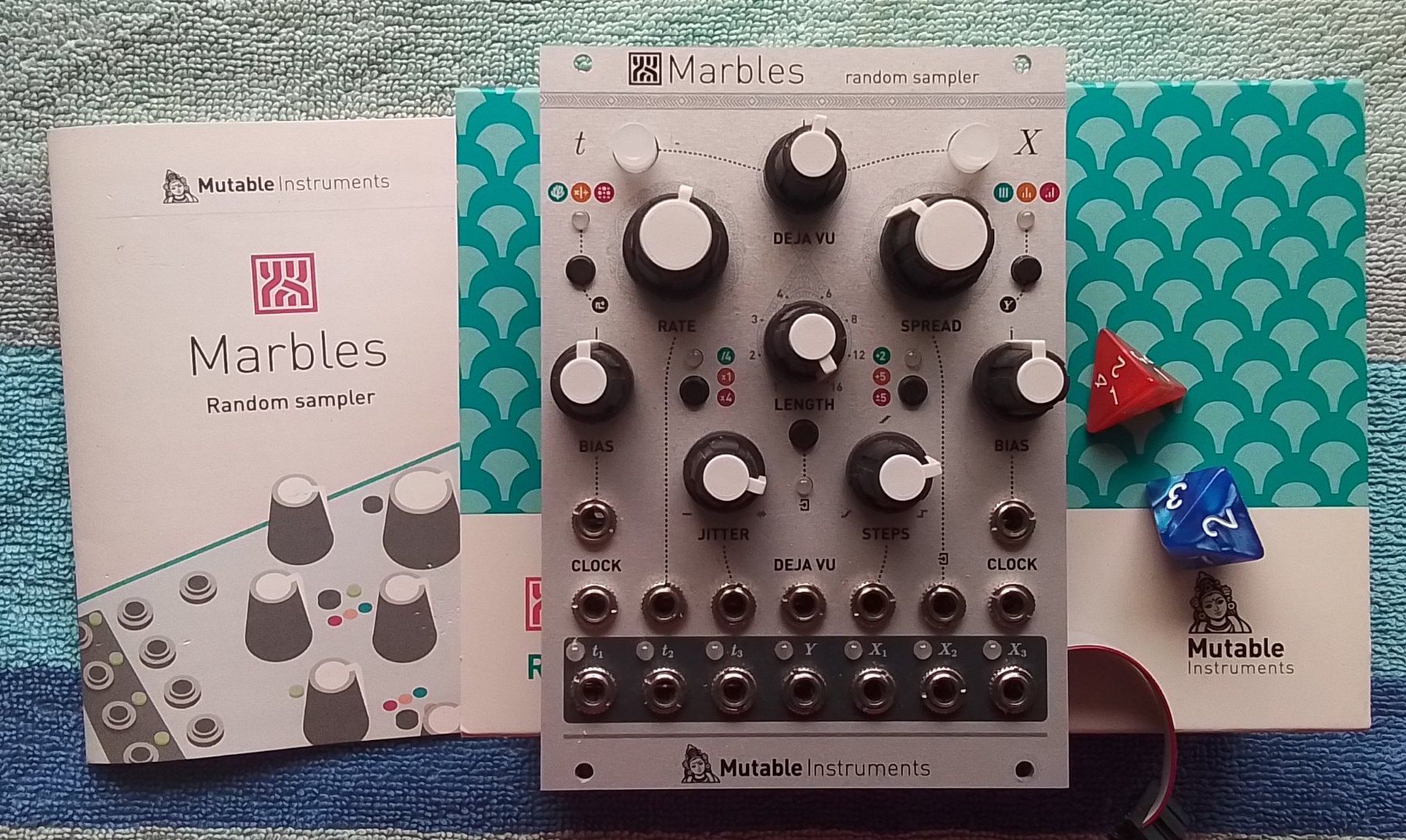 Musikinstrumente: Random gate/cv generator - Mutable Instruments - Marbles – Gebraucht aus Minusio von