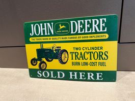 John Deere Schild Metallic/ NEU / Top Qualität NEU !