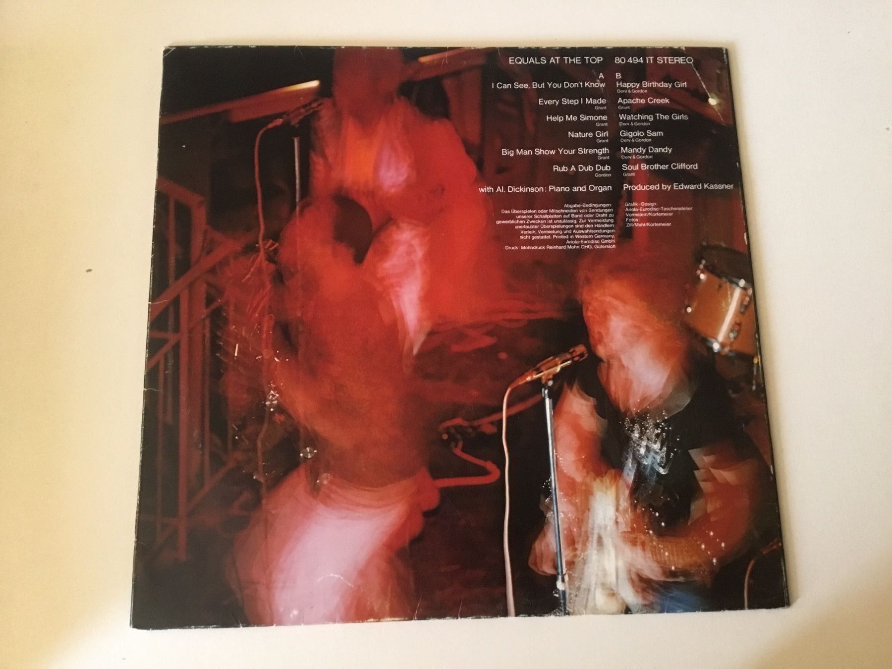 Dischi in vinile: Equals / At the top – Usato da Kreuzlingen venduto da Schuggerman 1