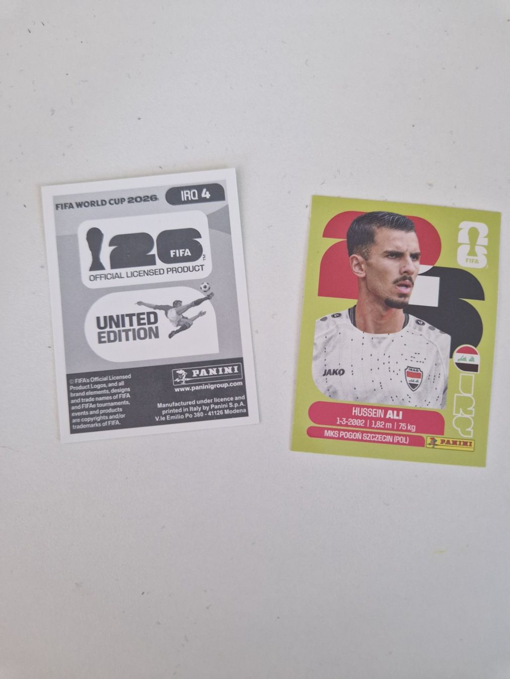 Panini Cartes à collectionner: Panini Sticker IRQ4 – Neuf (Voir description) à Stüsslingen par white_angel86