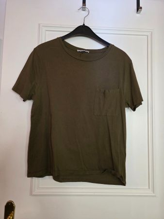 Zara Trafaluc T-Shirt, Grösse S – olivgrün