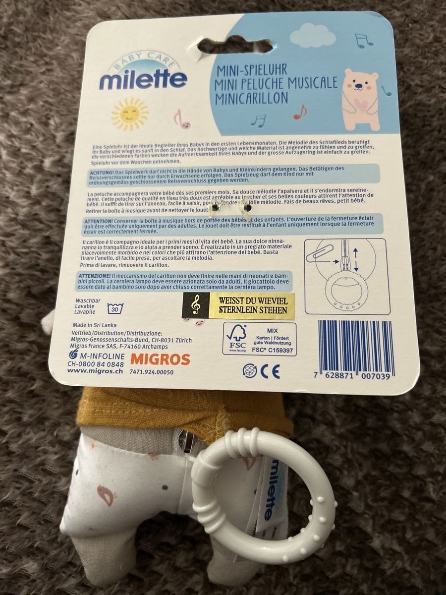 Milette Giocattoli: Mini-Spieluhr – Nuovo e nell'imballaggio originale da Luzern venduto da rum_d5ws 1