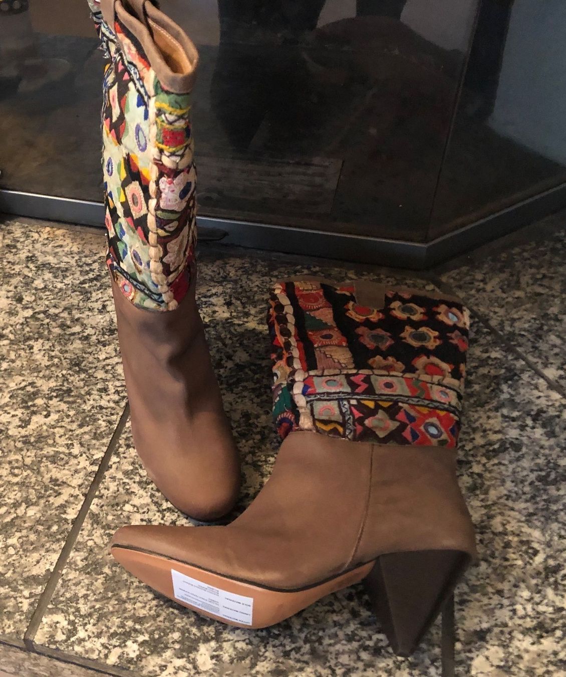 Damenschuhe: Antik Batik Stiefel – Neu (gemäss Beschreibung) aus Baden von Tiffany6878 5