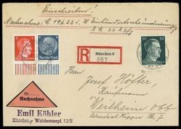Deutsches Reich Michel-Nr. 796 u.a.