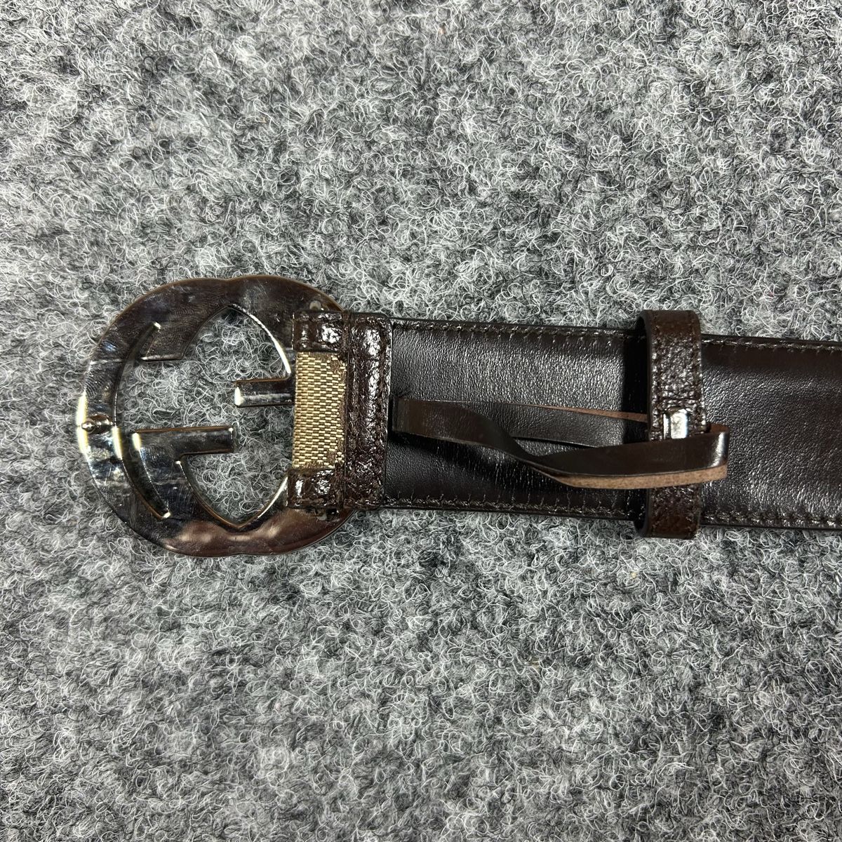 Gucci Cinture: Gucci belt monogram brown  – Usato da La Sagne NE venduto da Matlasape 1