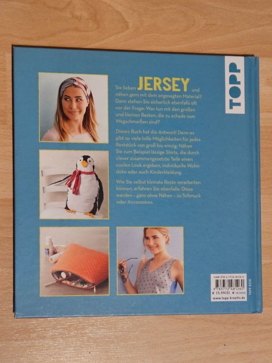 Libri: TOPP - Nähen mit Jersey Resten , Buch – Usato da Jona venduto da ASMARADO 1