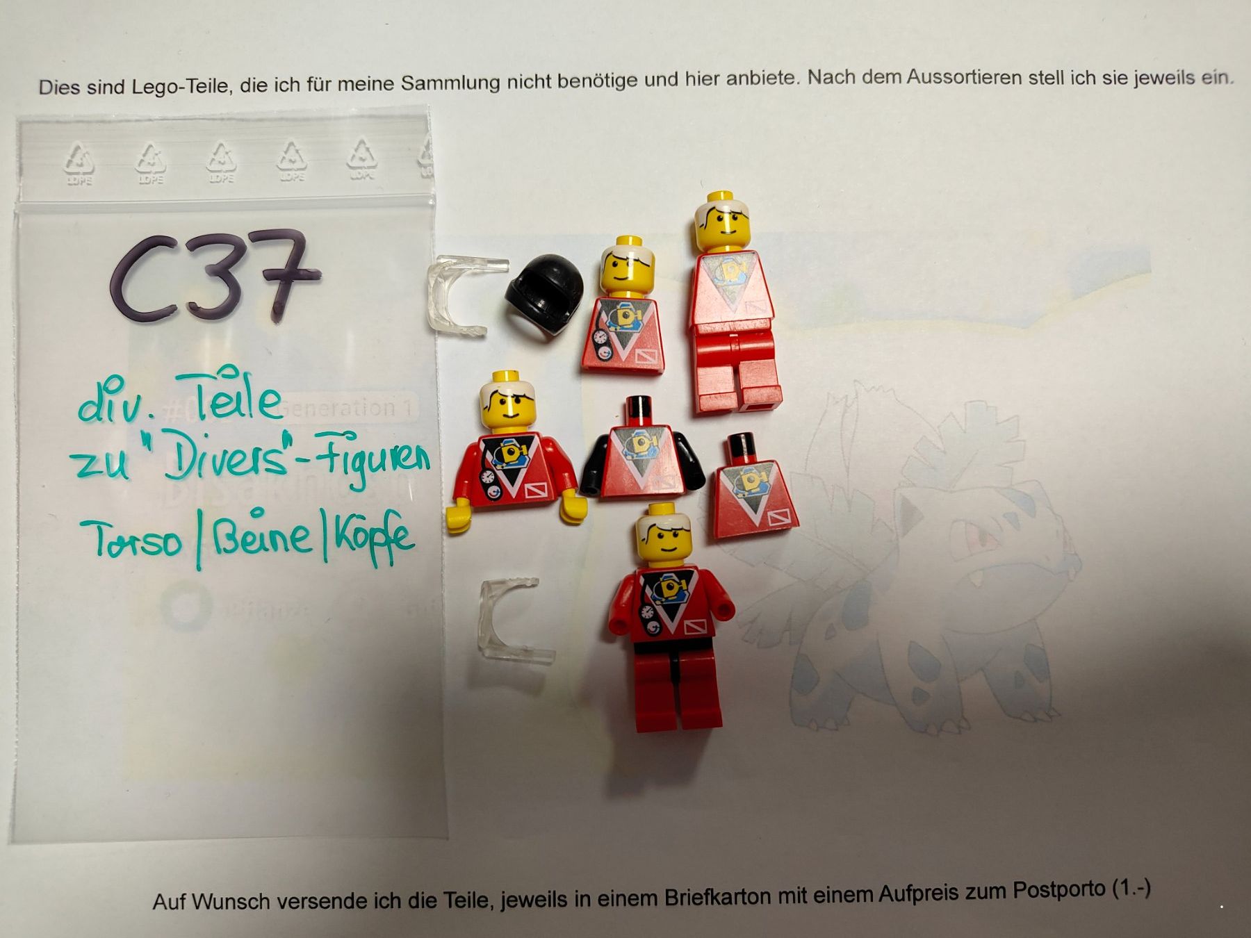 Lego Jeux de construction: Legofigur  div. Divers  Teile  /C37 – D'occasion à St. Gallen par Bisaknosp