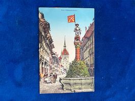 Alte Ansichtskarte Bern Schützenbrunnen 1909 Läuferbrunnen