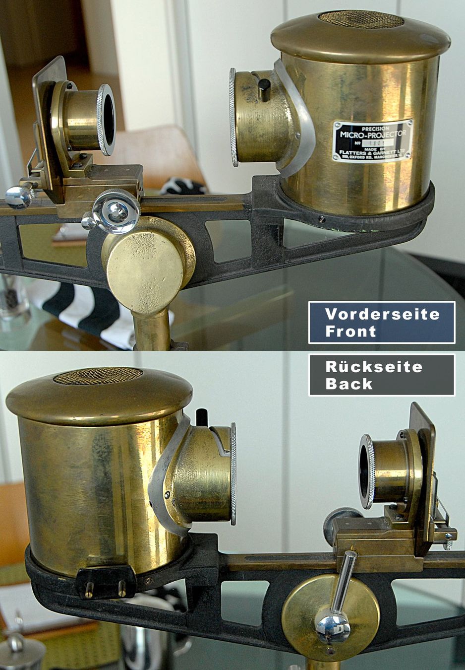 Microscopi: Flatters & Garnett Precision Micro-Projector – Usato da Zürich venduto da AuctionAlan 2