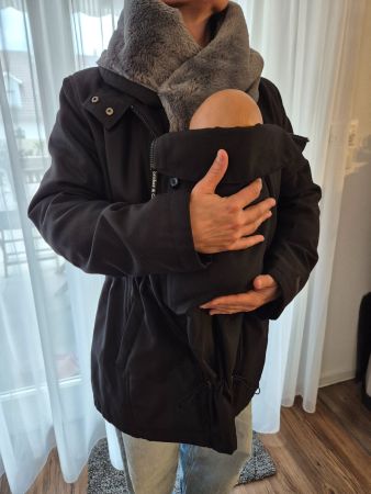 Wombat & Wallaby Tragejacke schwarz guter Zustand