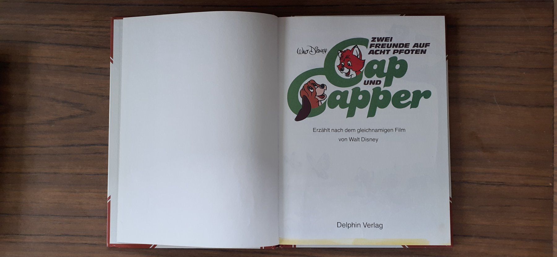 Libri: Walt Disney Bilderbuch 1998 Cap und Capper – Usato da Mörschwil venduto da lindaswunderkiste 1