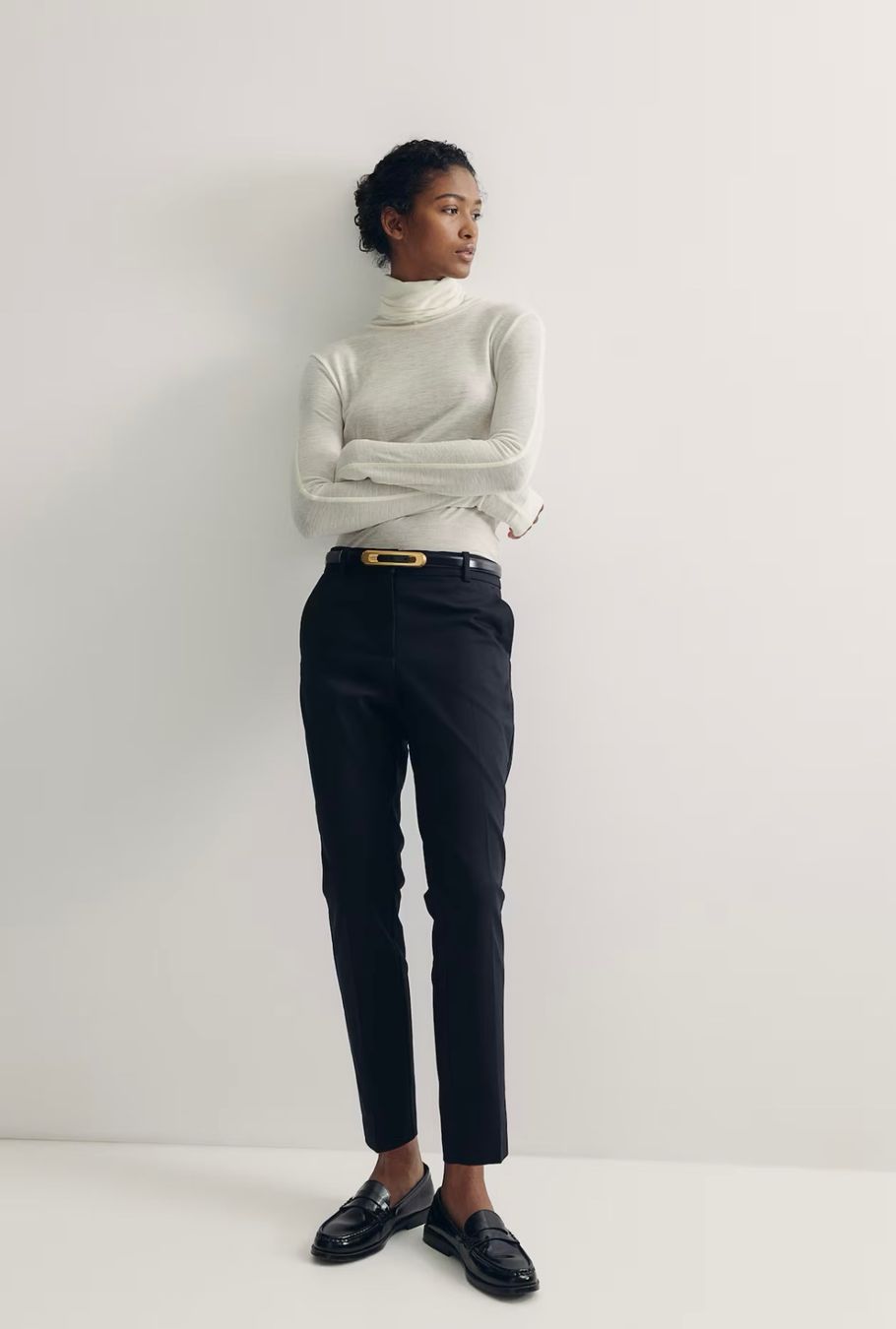 H&M Pantaloni: H&M knöchellange Businesshose schwarz Gr. 34 – Nuovo (secondo la descrizione) da Riedt b. Erlen venduto da sina.aline 1