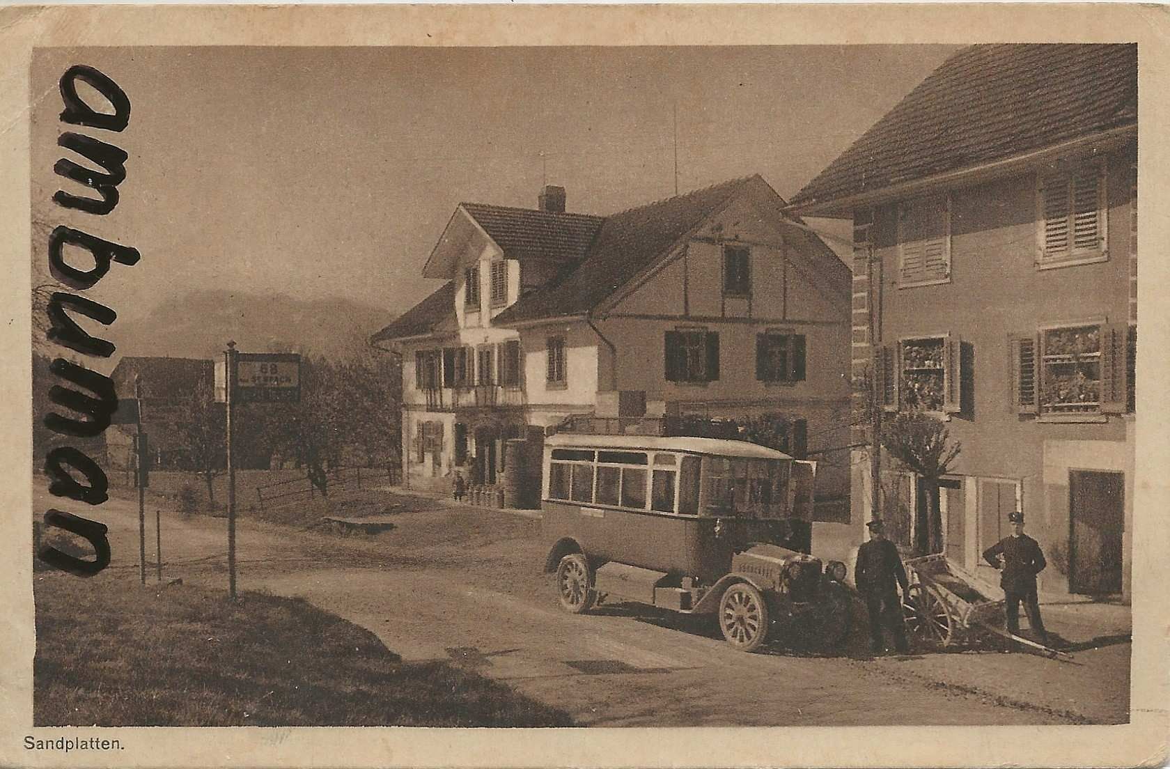 Cartoline postali: Rain LU Sandblatte Oldtimer Post Auto  Rothenburg - Münster – Nuovo (secondo la descrizione) da Ennetmoos venduto da Ambuman 1
