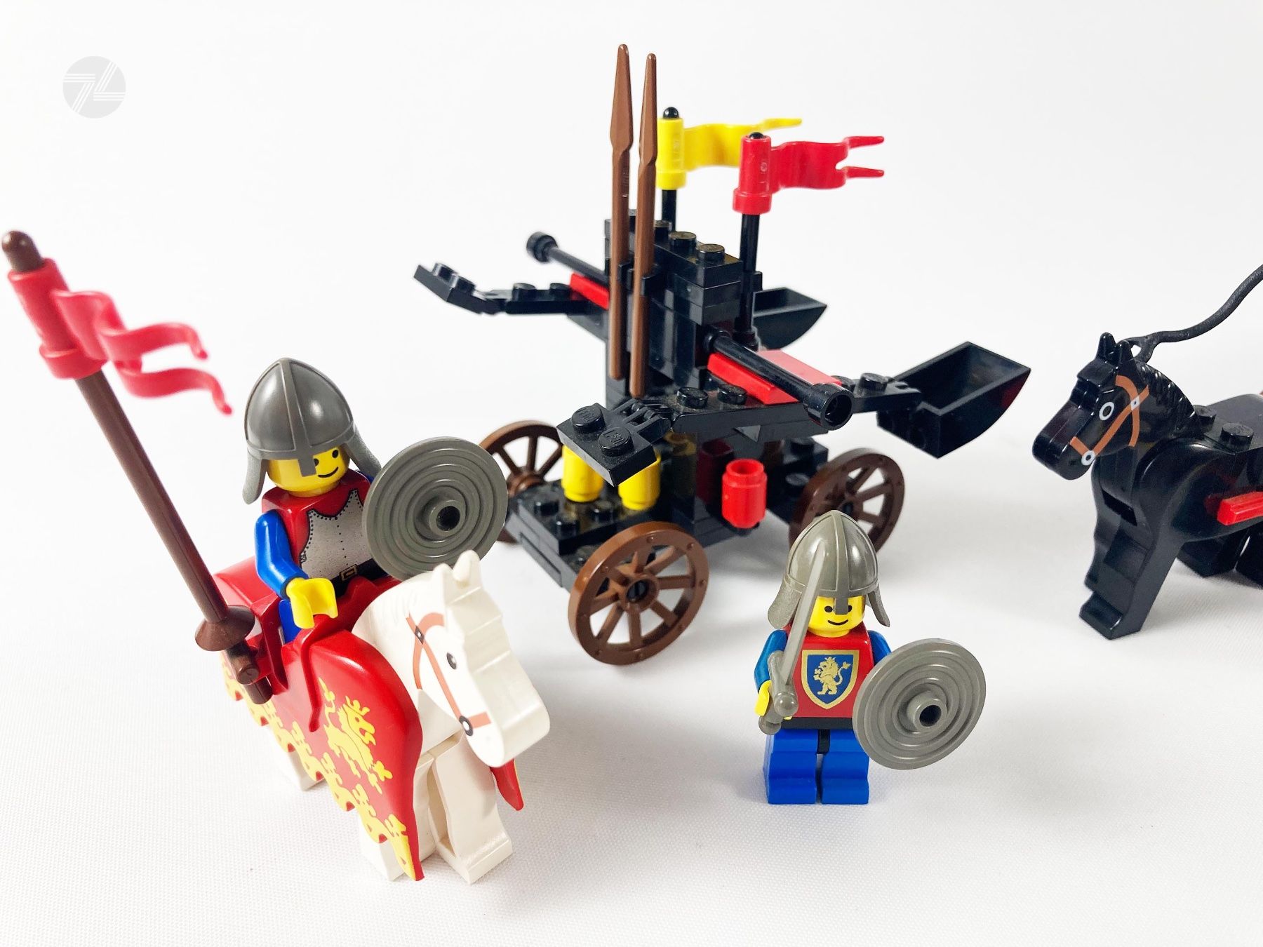 LEGO Ritter Castle Set Mix Forest Knights Pferde Wagen Lot (Gebraucht ...
