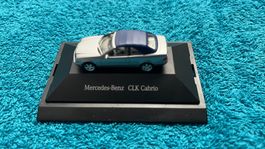 Modellauto Mercedes CLK Cabrio silber modèle réduit grise