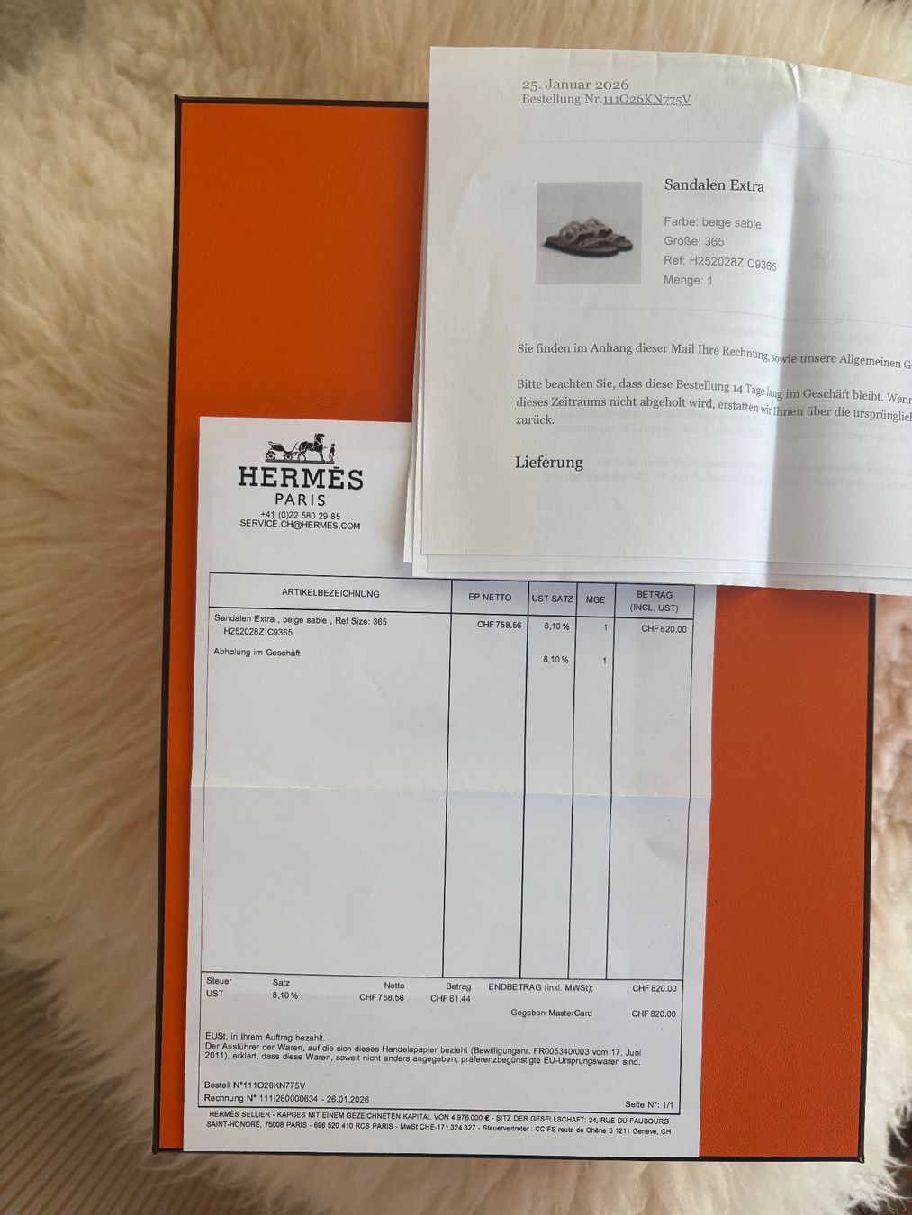 Hermès Chaussures femmes: HERMÈS Extra (Gr. 36.5) in beige sable – D'occasion à Zürich par Landhausfan 7