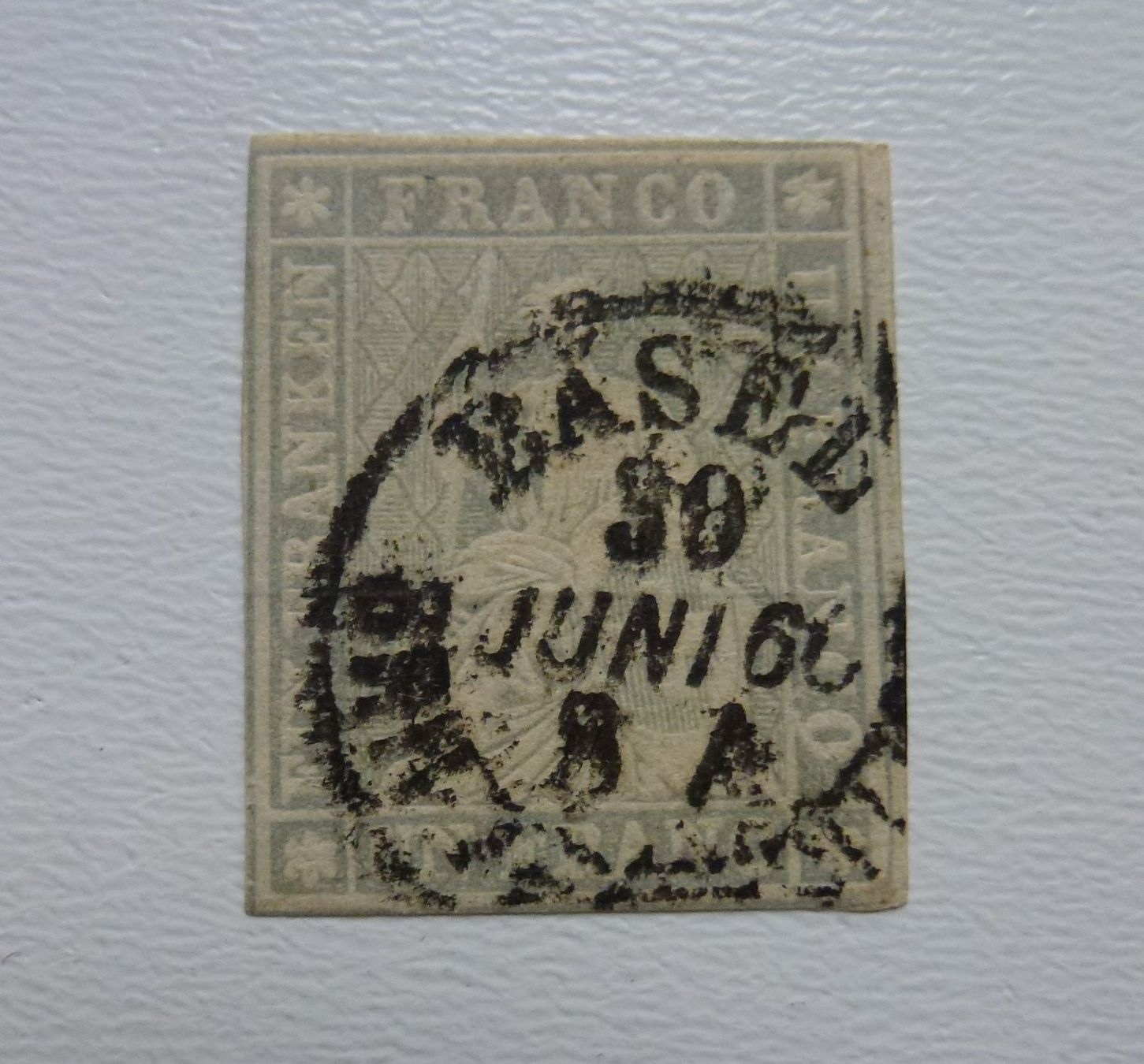 Tutti i francobolli: 1860 - 1.- Fr. Strubel 27C  - einwandfrei mit Befund – Usato da Walkringen venduto da Casablanca777