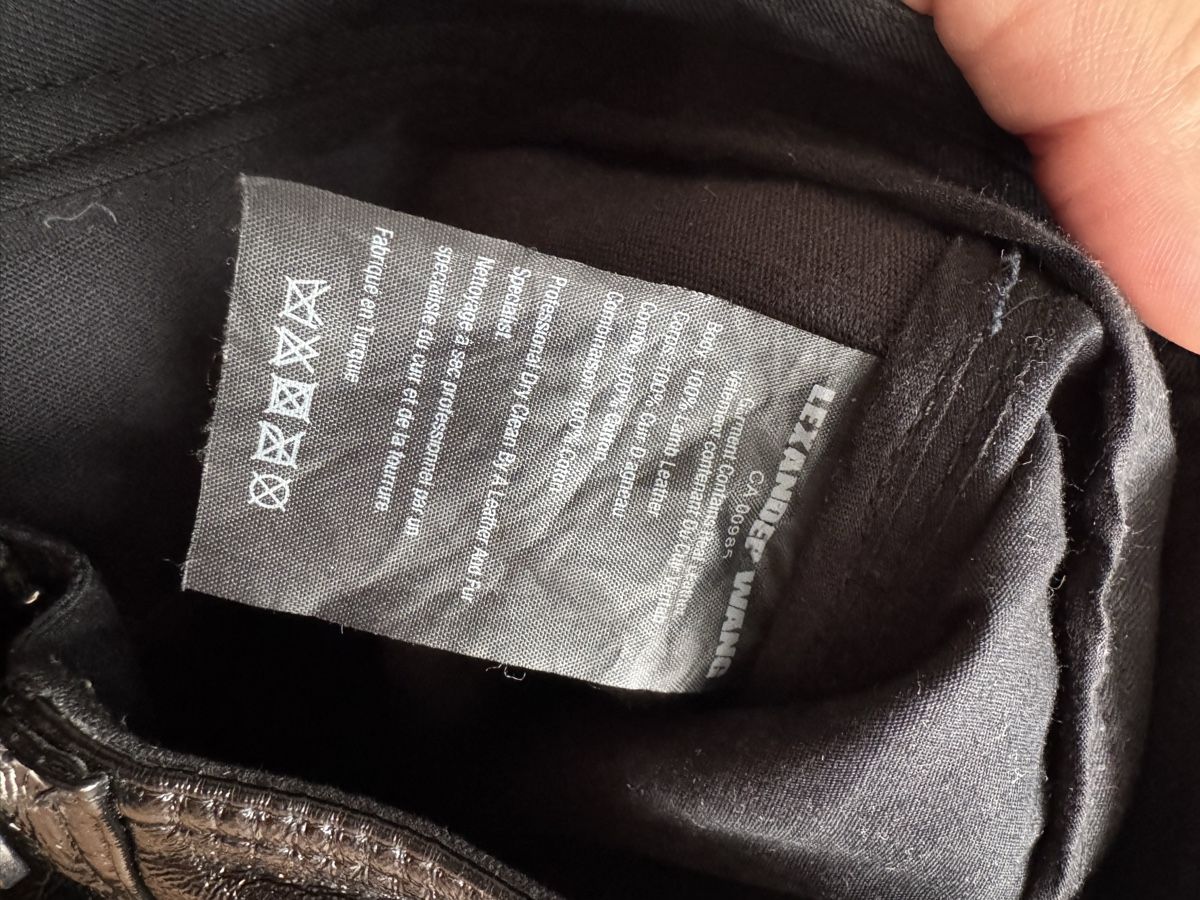 Alexander Wang Pantaloni: Alexander Wang leather pants – Usato da Zug venduto da dadadel 8