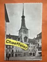 Alte Ansichtskarte Solothurn Zeitglockenturm, 1957 selten