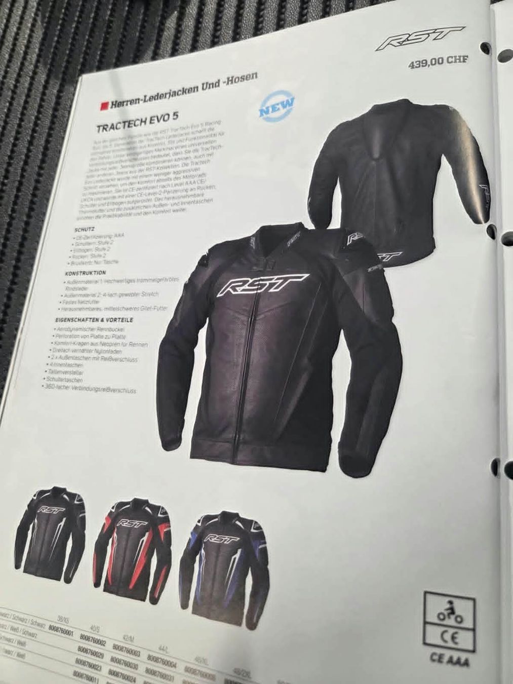 Anzüge, Sport- & Funktionsanzüge: RST  Lederkombi EVO5 2teilig – Gebraucht aus Luzern von P273358B 4