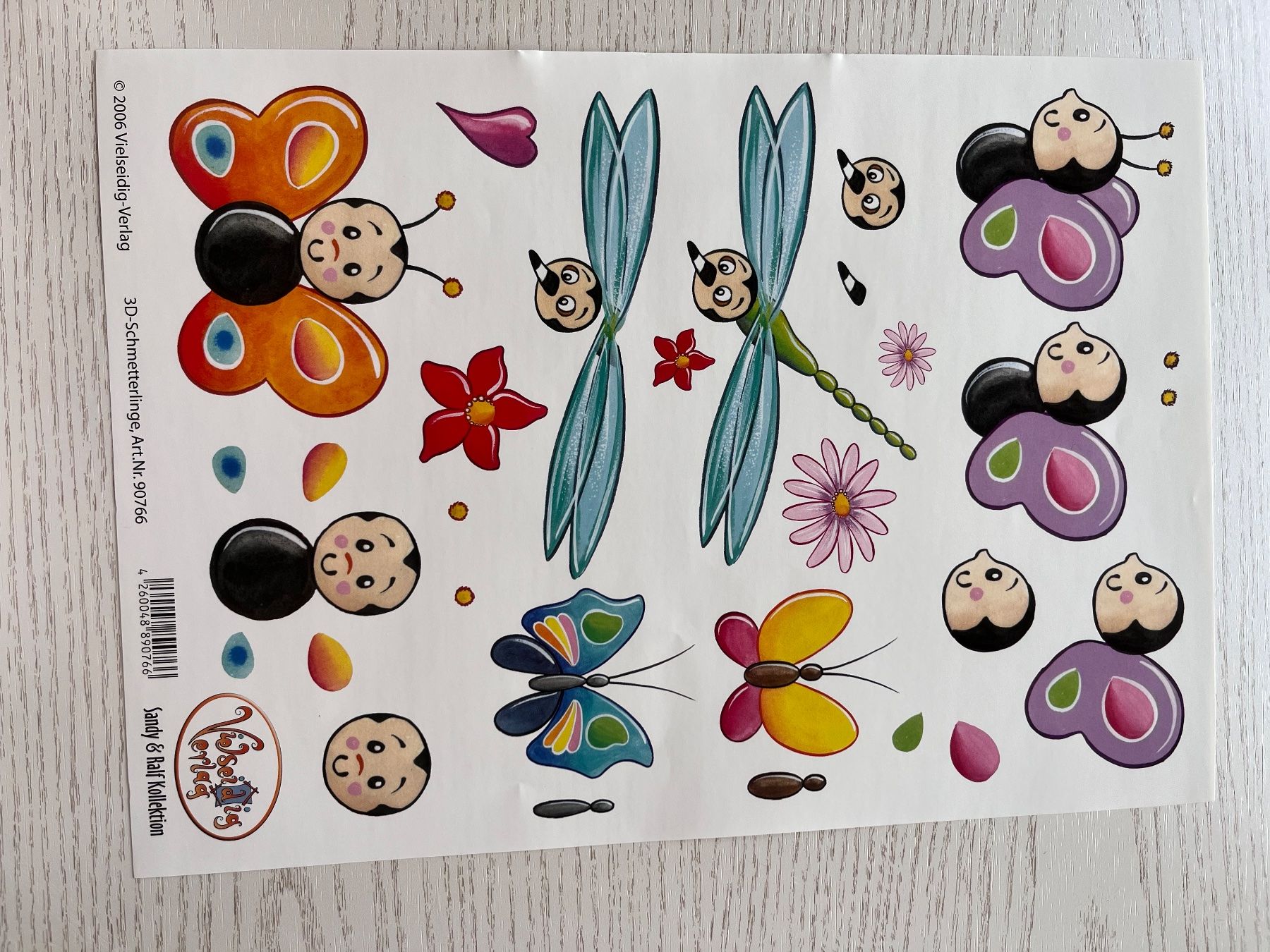 Kit bricolage: 1 Set Kartenbögen mit 9 Kinder Designs – Nuovo e nell'imballaggio originale da Büsserach venduto da bor_s88m 3