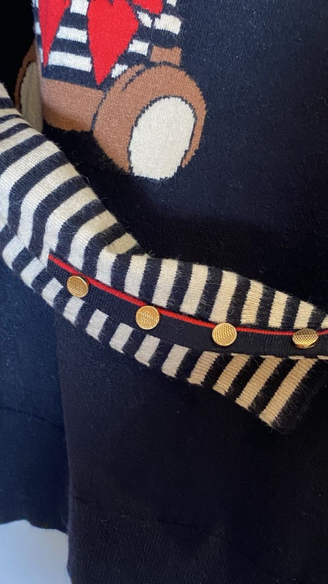 Maglioni & Felpe: Leo & Ugo Pullover mit Teddy-Motiv, Grösse 5  ca.Gr.42 – Nuovo (secondo la descrizione) da Illnau venduto da Sniwi67 1