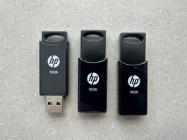 USB Datensticks 16 GB, 3 Stück
