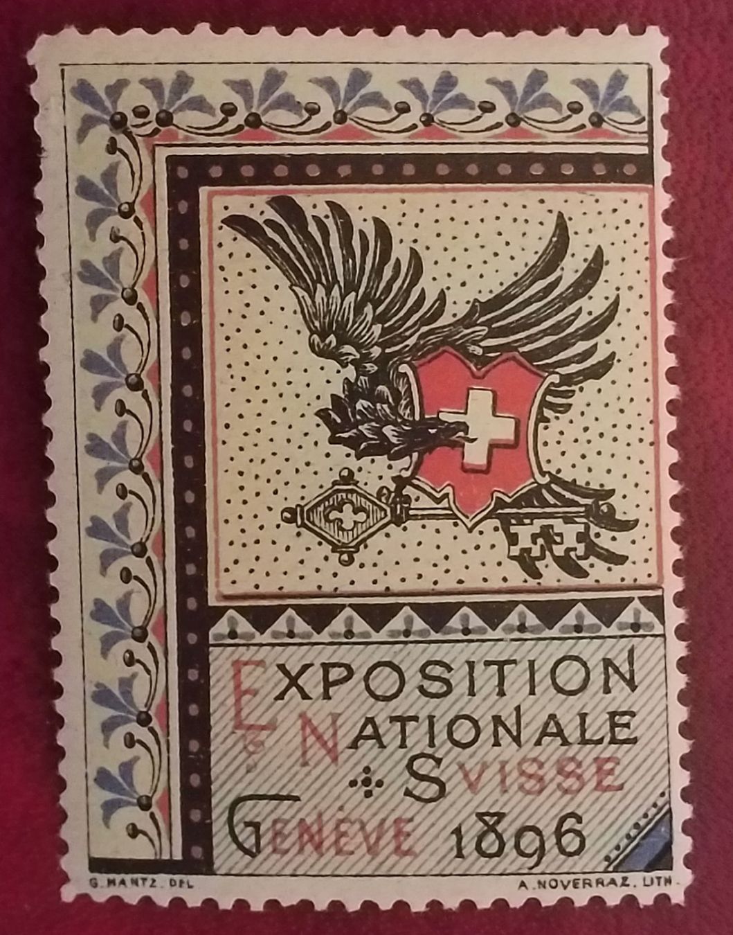 Alle Briefmarken: MA879) 1896 Vignette Genefe, postfrisch – Gebraucht aus Baden von Eggi