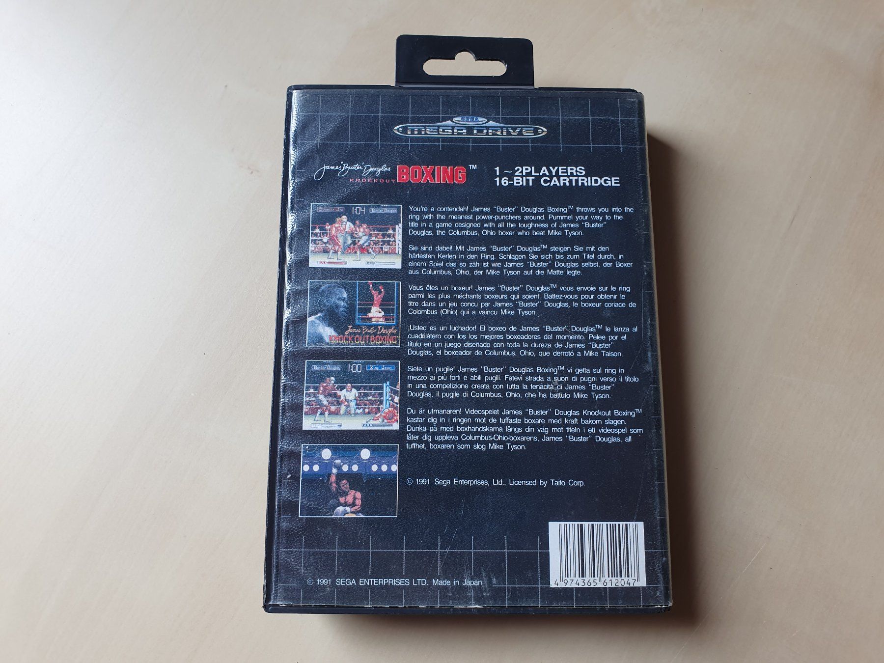Sega Giochi: James Buster Douglas Knockout Boxing – Usato da Stansstad venduto da collectorsshop 1
