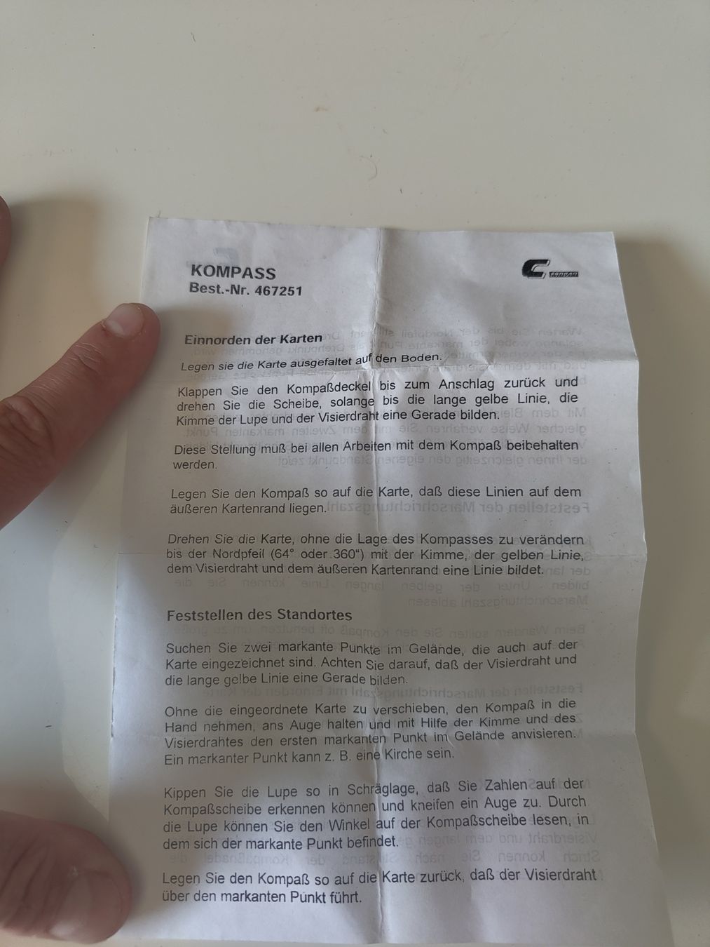 GPS & Strumenti di misurazione: Kompass/Linsenkompass, Neuwertig, Outdoor 55 – Usato da Männedorf venduto da goe_v5z2 4