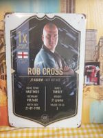 Rob Cross Dart Metallschild