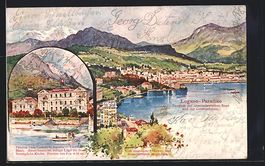 Ernst Schlemo: Lugano-Paradiso, Pension 
