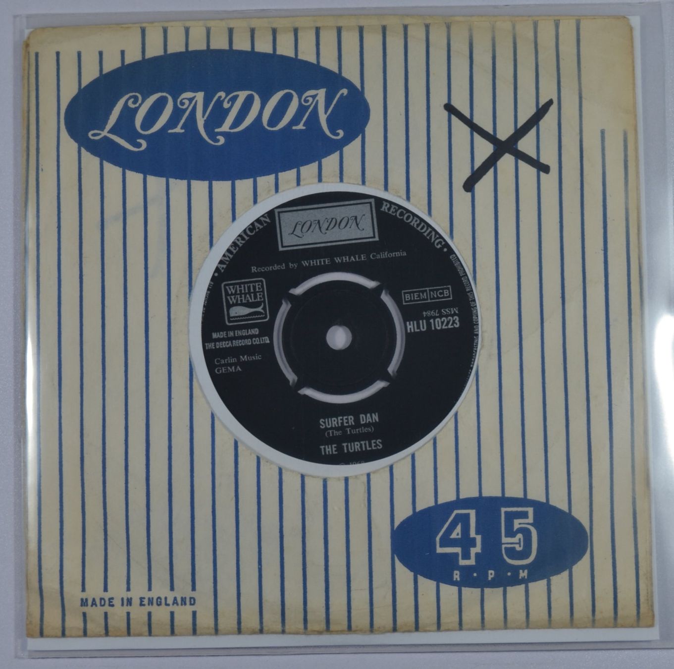 Dischi in vinile: Single: THE TURTLES - Surfer Dan / Elenore – Usato da Frenkendorf venduto da Yard-Sale-2000