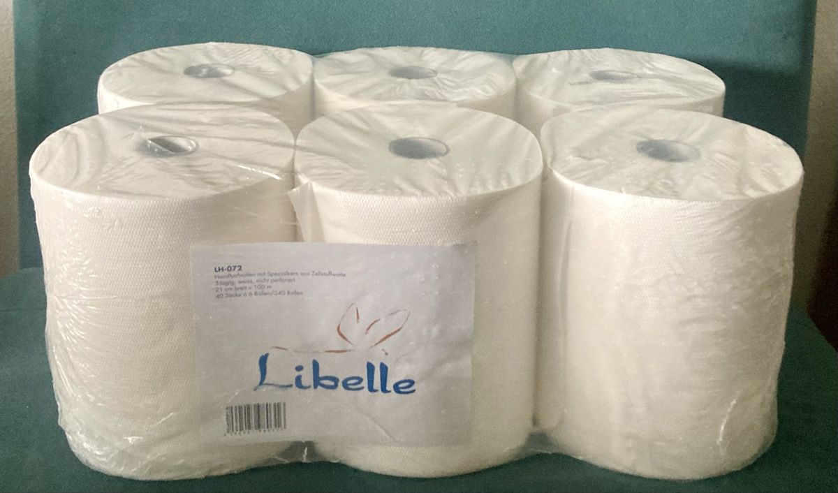 Füllmaterial: Handtuchrollen von Libelle, originalverpackt – Neu (gemäss Beschreibung) aus Zürich von Harobed83