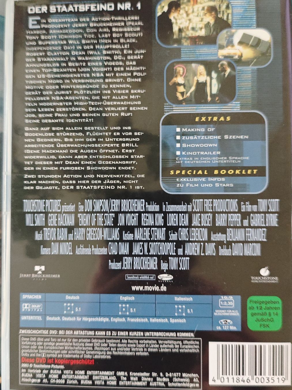 Tutti i DVDs: Der Staatsfeind Nr. 1 – Usato da Laufenburg venduto da grossrto 1