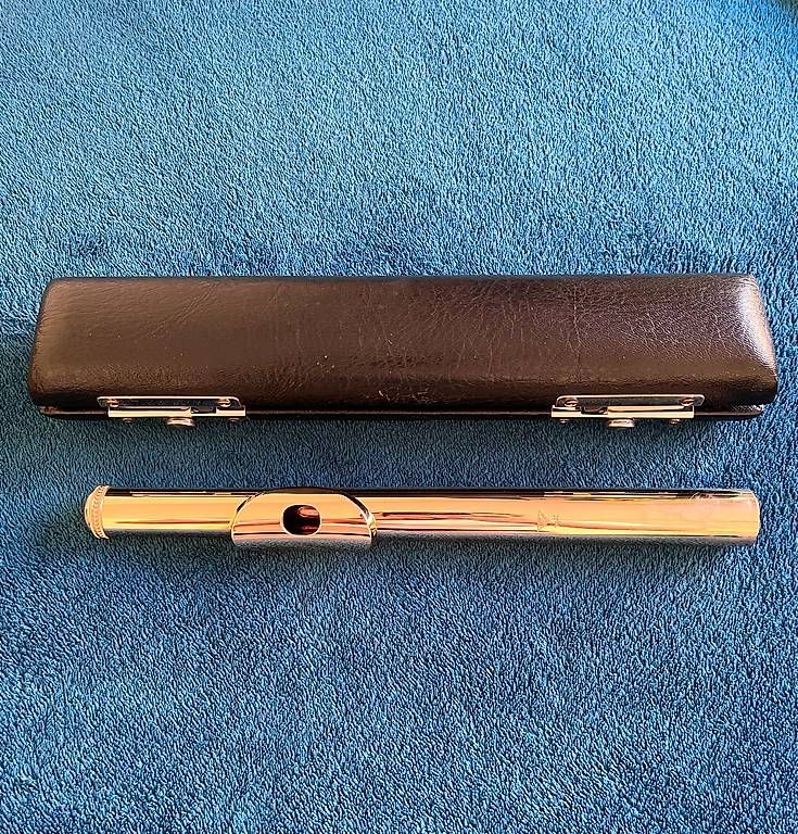 Sankyo Strumenti musicali: 14K Sankyo Kopfstück - Querflöte – Usato da Basel venduto da andrashuszti 3