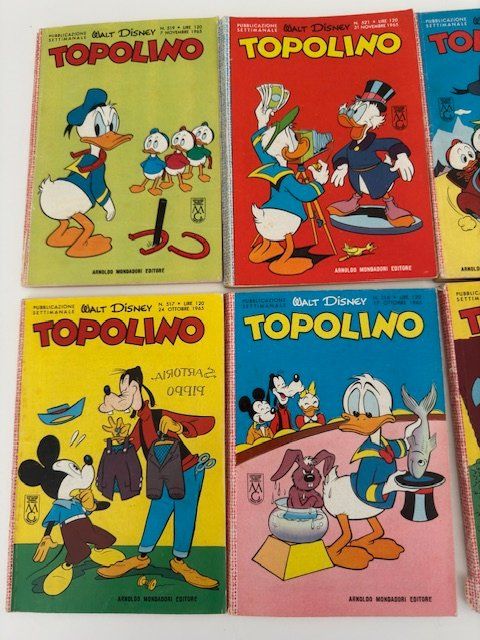 Fumetti: 10  TOPOLINI ANNI 1965 BUONI E RARI – Usato da Davesco-Soragno venduto da kappas 1