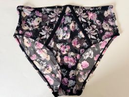 BELDONA,  High Waist Slip BLOSSOM, Grösse XXL, Farbe Schwarz